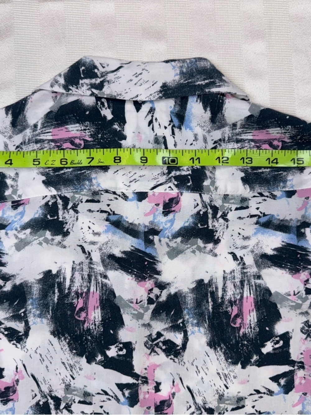 Cactus Man Ricky Singh Sz Small Abstract Brushstroke Button-Up Men’s Shirt - Picture 8 of 13